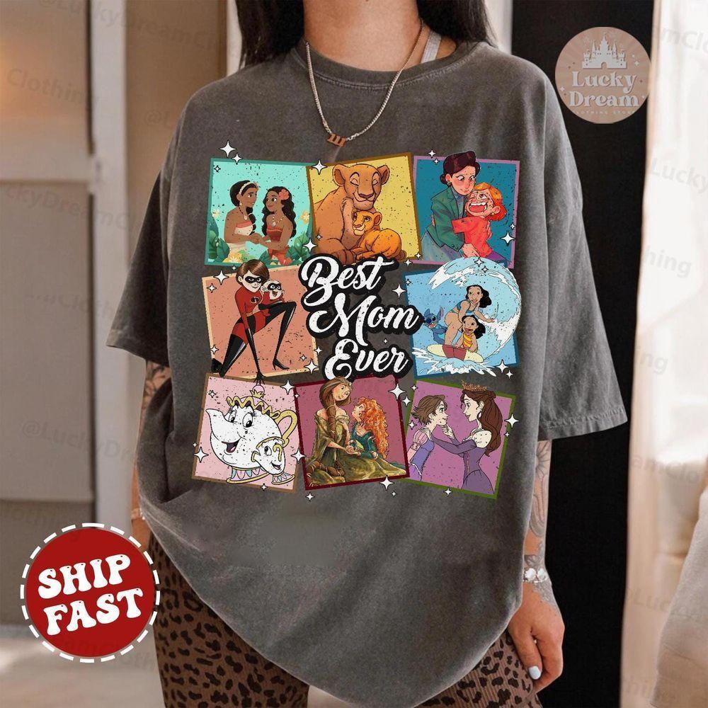 Retro Disney Character Best Mom Ever Vuitino Merch
